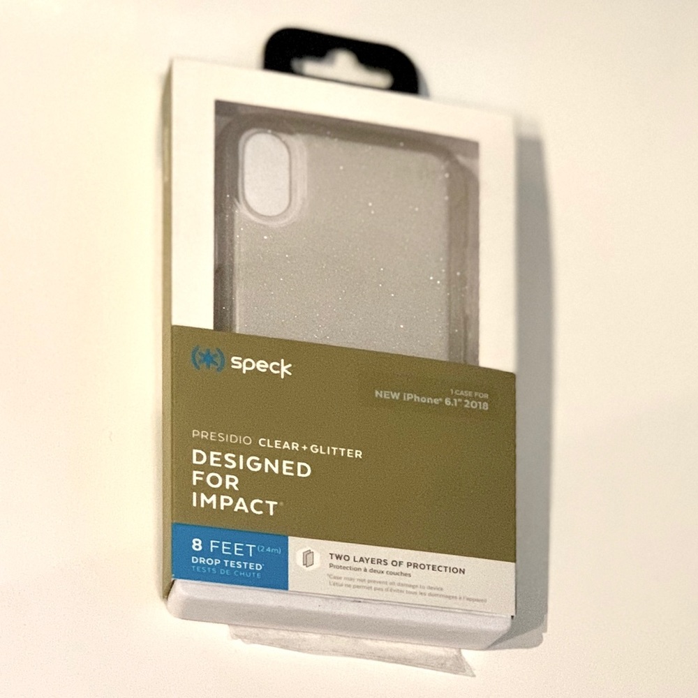 NWT Clear Sparkly iPhone Case